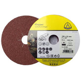 Klingspor - CS 561 Fibre Discs, 125 x 22 mm Grain 80 Star Shaped Hole, D.I.Y.-Packaged In Foil (Pack of 25) | 255913